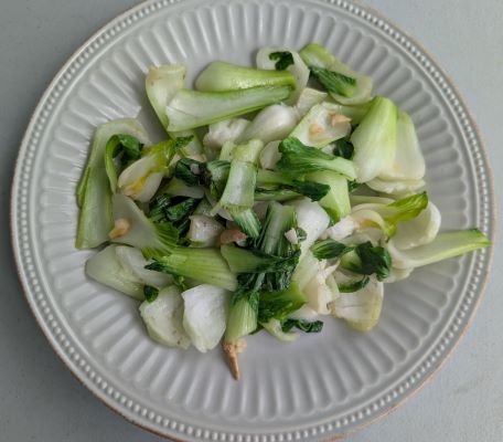 Stir-fried Shanghai bok choy